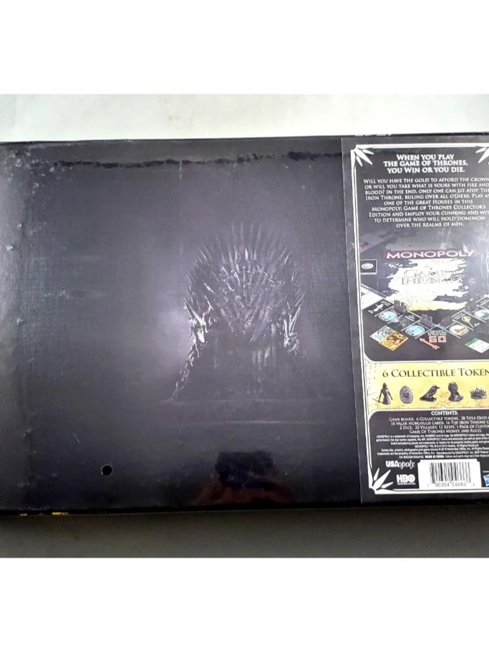 Monopoly Game of Thrones Collector's Edition  Board Game Sealed Box Damage